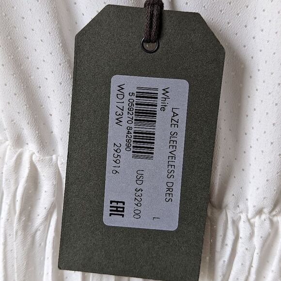 All Saints White Pleated Dress - Picture 12 of 15